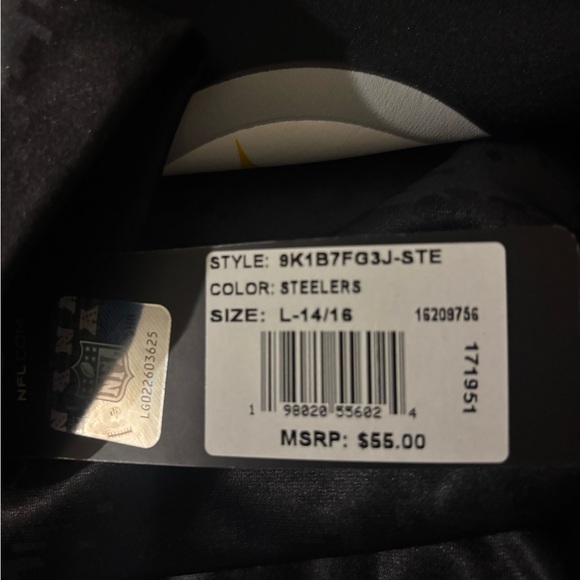 NFL Pittsburgh Steelers Black Camo & Yellow Youth Pullover Hoodie Size L (14/16) - Picture 2 of 2